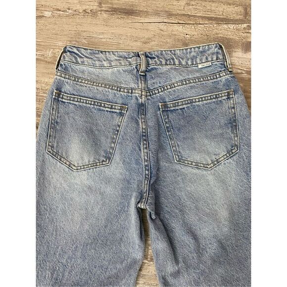 PACSUN Mom Jeans Distressed Cropped Women’s Size 24 Waist - Picture 6 of 7